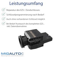Zündschloss Reparatur Programmierung Schlüssel...