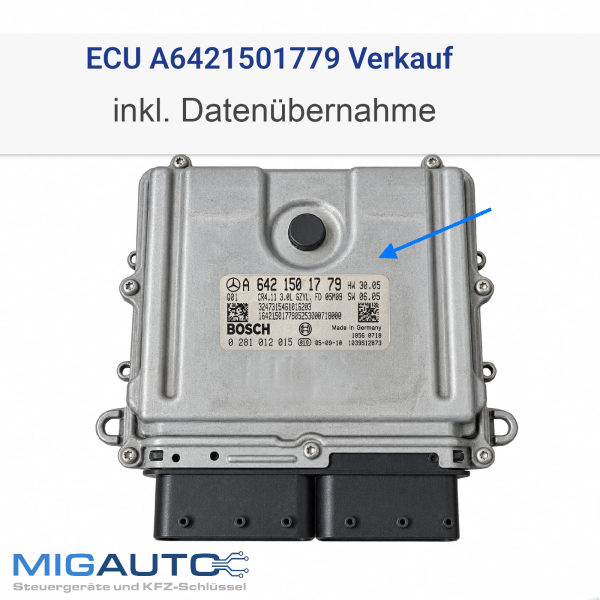 Mercedes ECU A6421501779 Steuergerät Klonen Programmierung inkl. Datenübernahme