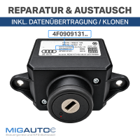 Audi A6 C6 Q7 EZS Zündschloss Reparatur Klonen E415...